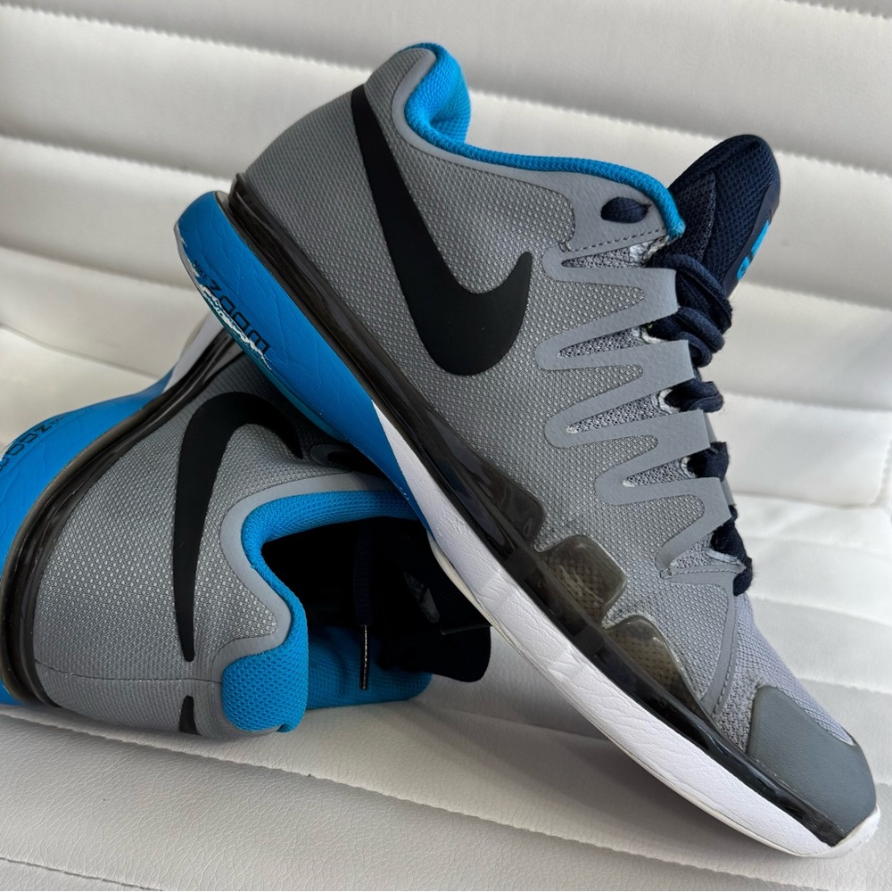 Nike Vapor 9.5 Tour 2015 Wolf Grey Blue Black Mens 8.5 Womens 10 631458-004 READ